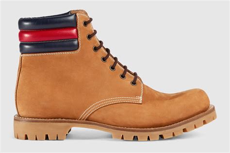 gucci navy boots|gucci timberland boots for sale.